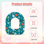 25pcs Adhesive Patch, Easter Day Adhesive Patches Easter Precut Adhesive Overpatches Waterproof Sensor Sticker Covers Easter Bre