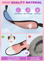 TOPOINT Sleep Mask Headphones Bluetooth 5.2 Wireless, Blackout Eye Mask for Women Men Sleeping Travel Meditation Gifts Cool Gadg