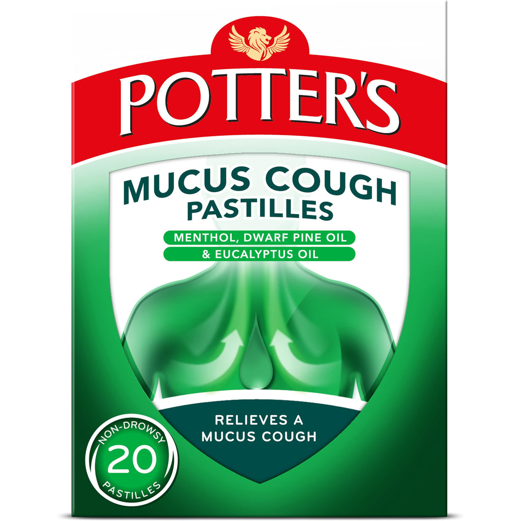 Potters Mucus Cough 20 Pastilles