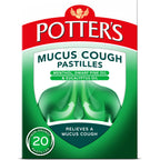 Potters Mucus Cough 20 Pastilles