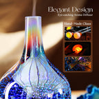 Porseme 3D Essential Oil Diffuser Cool Mist Humidifier Ultrasonic Aromatherapy Diffuser,150ml Last 6h,Auto Shut-Off,Air Refresh,
