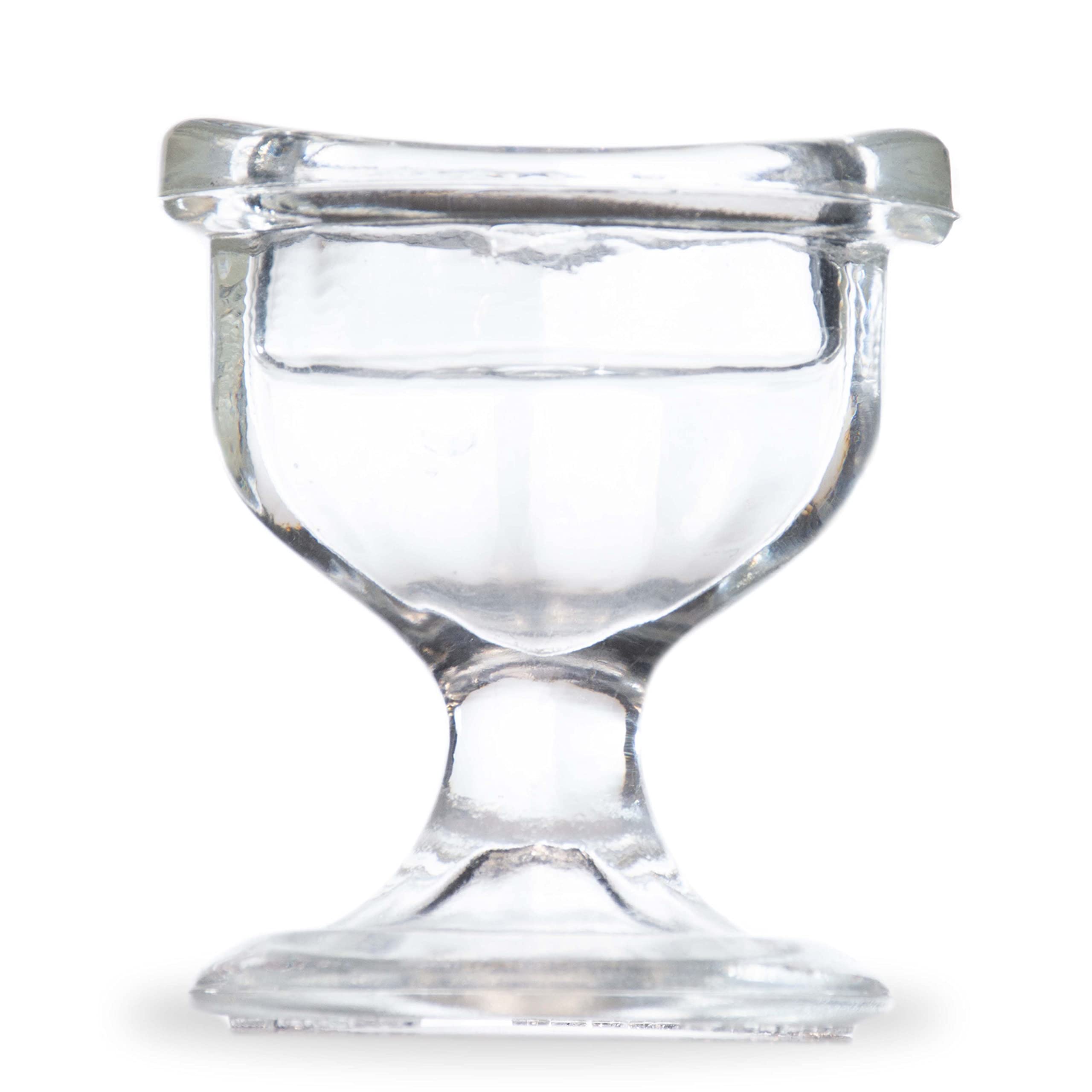 GMS Optical Glass Eye Wash Cup - Soothing Relief from Allergens, Irritants, Makeup, Dust, Dry Eyes and More - Use With Distilled