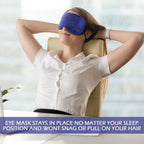 Tarpop 200 Pcs Eye Mask Sleeping Blindfold Eye Cover with Adjustable Strap for Games Party Team Building Travel Individually Wra