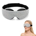 Eye Sleep Mask, Travel Essentials For Men And Women, 3D Contoured Eye Cups With Zero Eye Pressure, Adjustable Sleep Mask For Sid