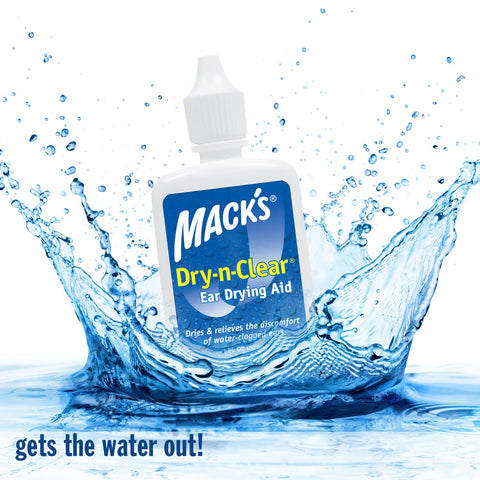 Mack's Dry-n-Clear Ear Drying Aid - Swimmers Ear Drops - 1 Fl Oz