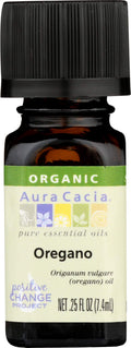 Aura Cacia, Essential Oil Oregano Organic, 0.25 Fl Oz2