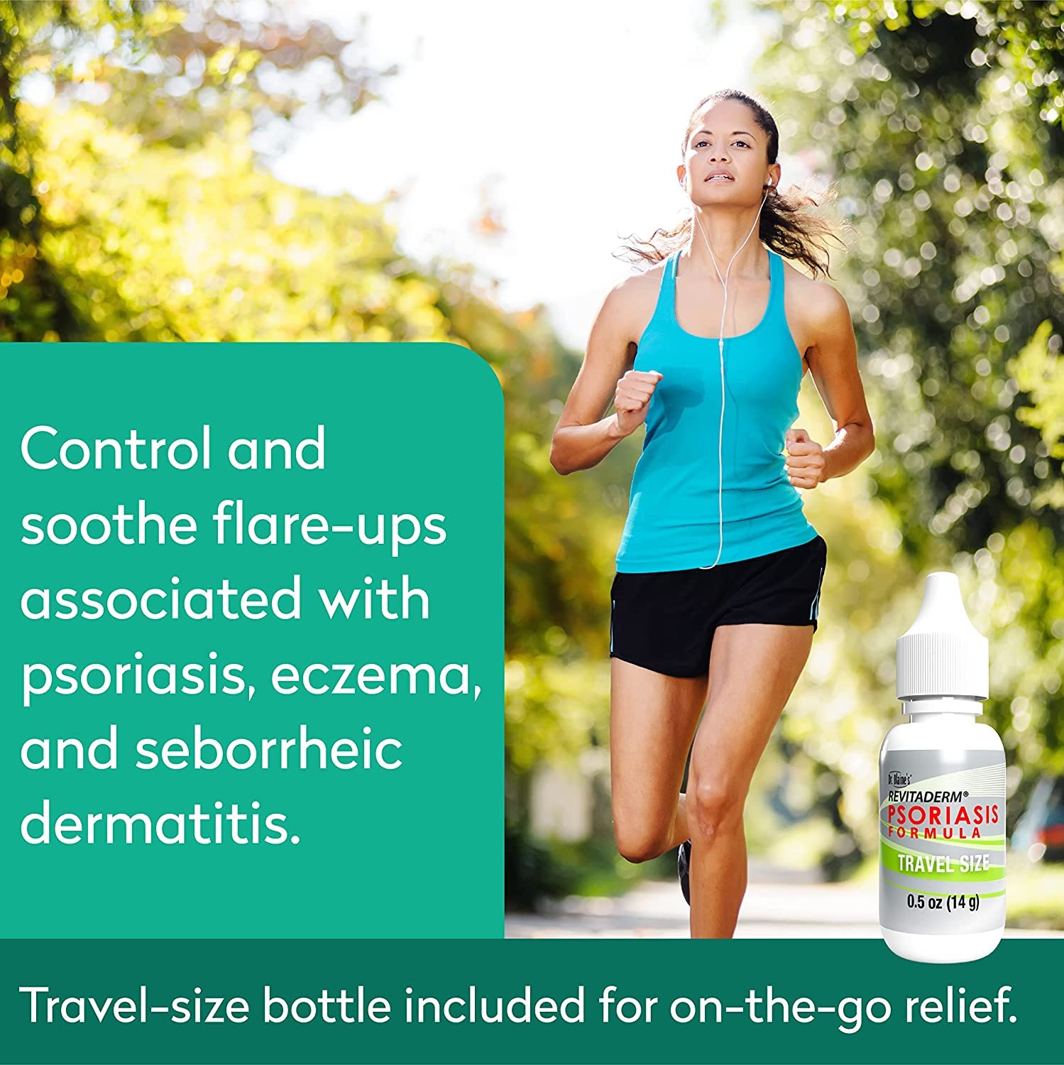 Dr. Blaines REVITADERM Psoriasis Formula - Topical Cream with Coal Tar, Tea Tree Oil and Lavender Oil for Itching, Flaking, Dry,