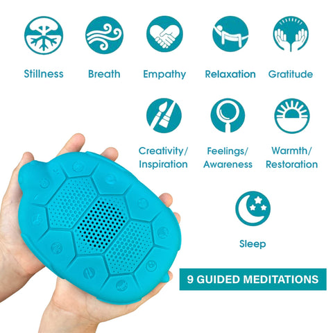 Zenimal Kids Meditation Audio Player - Patented Screen-Free Mindfulness Device with 9 Audio Meditations and 60 Minutes of Soothi
