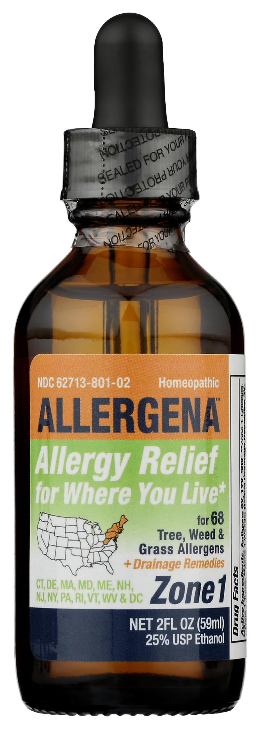 PROGENA - Allergena Zone 1 - Allergy Relief Drops (2 FL Ounce)