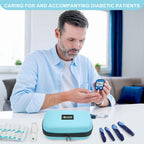 Gosemai TSA Approved Insulin Cooler Travel Case Medication Cooler for Travel with Thermometer Temperature Display Diabetic Medic