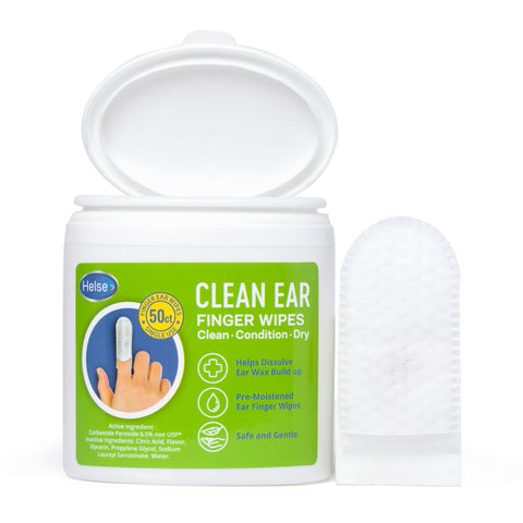 Helse Ear Cleaning Finger Glove | Human Ear Brush | Safely Remove Earwax, Sweat, Oil and Dirt Around, Behind and Inside Baby Ear