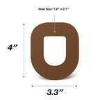 SIMPATCH Adhesive Patch for OmniPod - Pack of 25 - Multiple Colors Available (Brown)