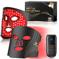 WAYCOM Red Light Therapy Mask for Face:850nm NIR LED Face Mask with 400LEDs