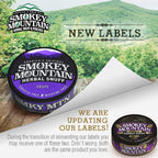 Smokey Mountain Herbal Long Cut - Grape - 10 Can Box - Tobacco Free and Nicotine Free Snuff