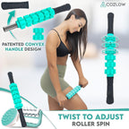 3-in-1 Fascia Roller Kit, Helps Reduce The Appearance of Cellulite, Helps Increase Circulation & Firms Skin, Fascia Massagers fo