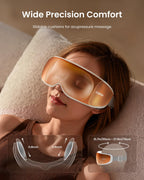 RENPHO Eyeris Calina Eye & Temple Massager for Migraines, Christmas Gifts for Women Men, Voice Control Smart Migraine, Slidable