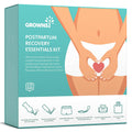 Grownsy Postpartum Essentials Recovery Kit for Labor & Delivery | Postpartum Kit for Women | Includes Upside Down Peri Bottle, P