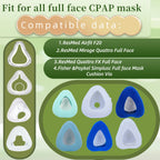 playWooWgo 8 Pack CPAP Mask Liners One Size Fit All Full Face Masks Improve The Comfort of Wearing The Mask (4 PCS Comfort Silky