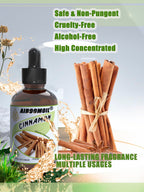 Cinnamon Oil 4 oz Spiced Essential Oil for Diffuser Aromatherapy, Massage, Handmade Candles Warm Inviting Scent Oils for Fall, W