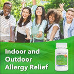 CAMBER Cetirizine HCI 10mg Tablets, 24-Hour Allergy Relief, Allergy Medication - 100 Count