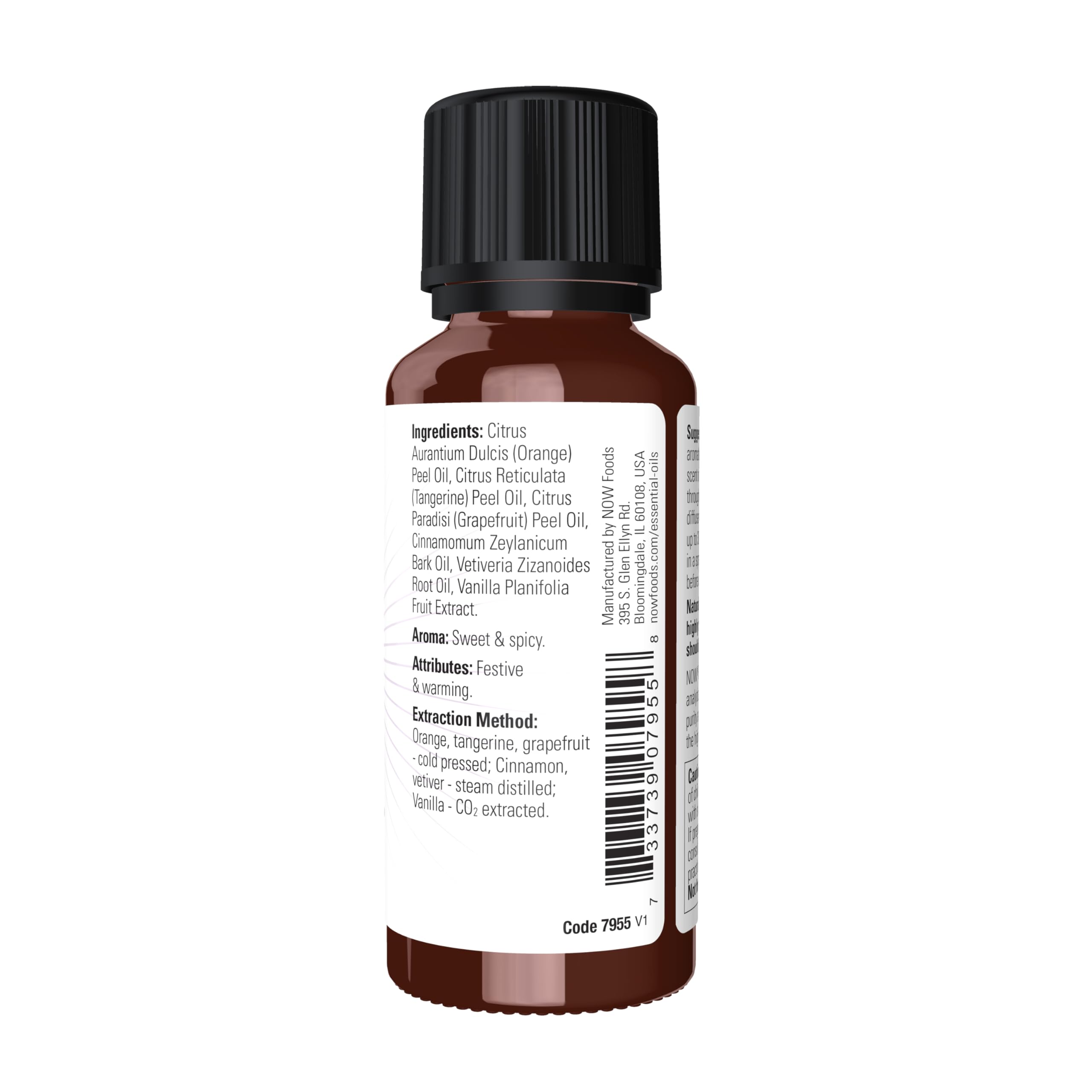 NOW Essential Oils, Sugar Plum Oil Blend, 1 fl. oz.