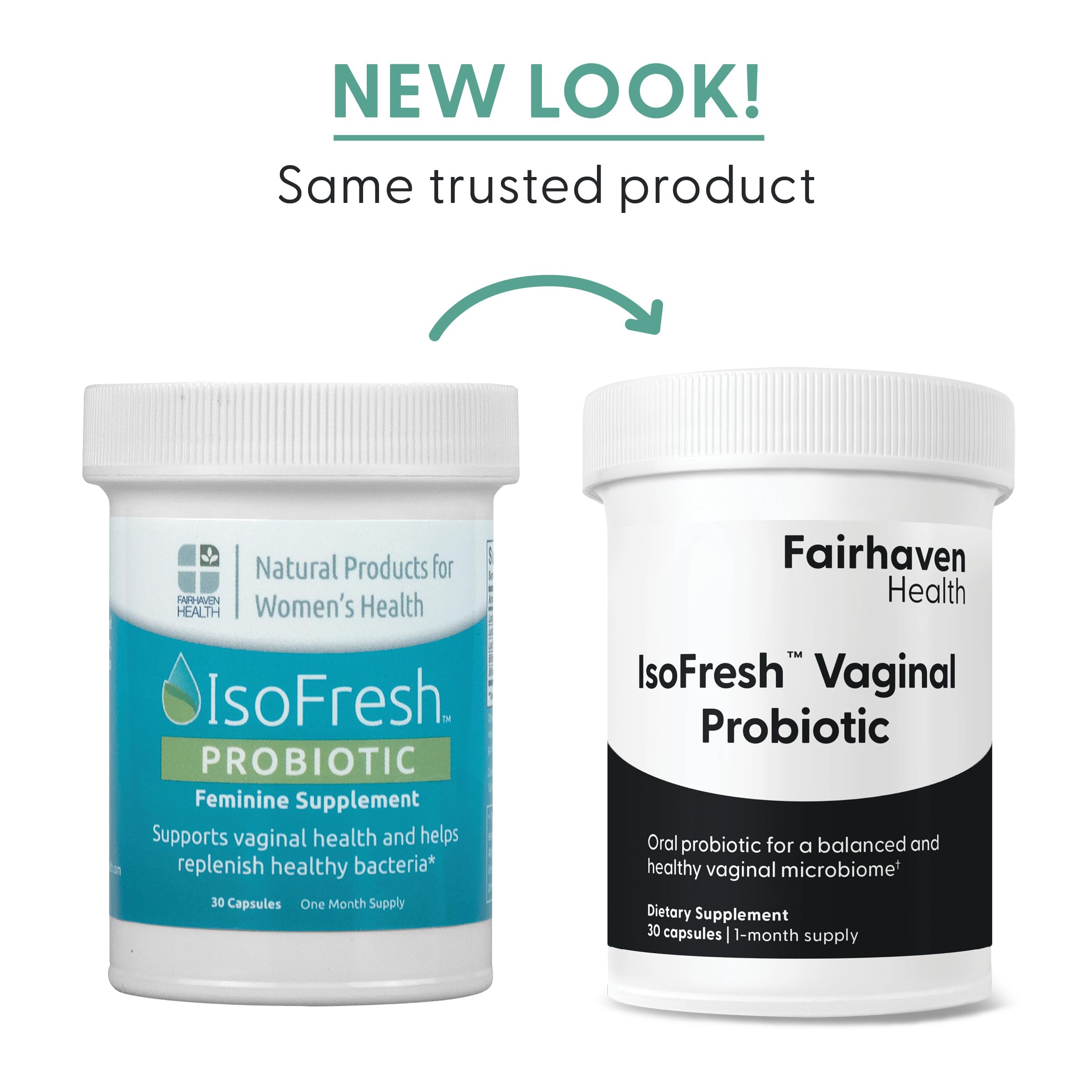 Fairhaven Health IsoFresh Vaginal Probiotics for Women | Supports Healthy pH Balance and Vaginal Odor* | One Per Day | Lactobaci