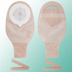 SUCONBE 25pcs Ostomy Bag with Clamp Closure, colostomy Supplies, One Piece Drainable Pouches for Ileostomy Stoma Care