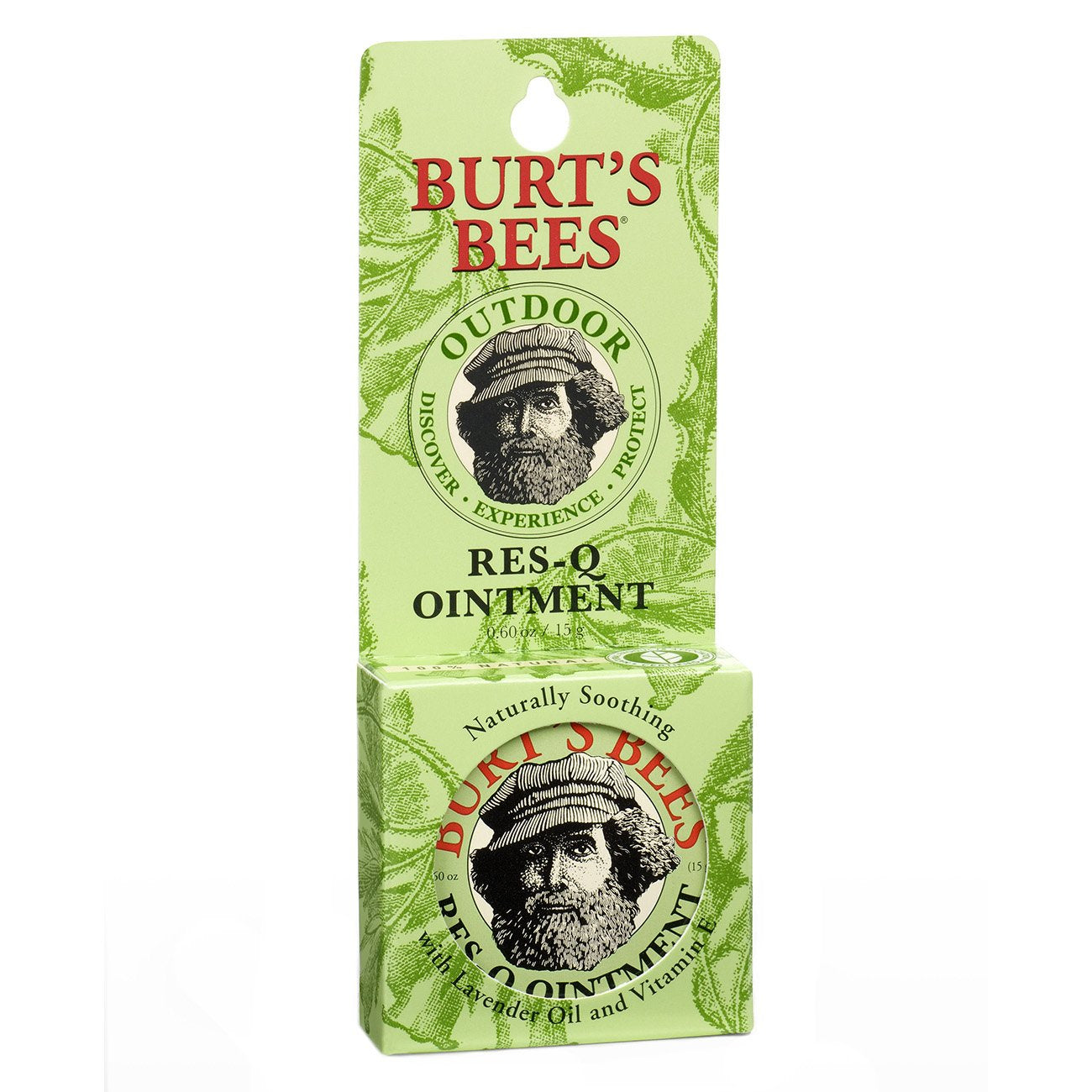 Burts Bees 100% Natural Res-Q Ointment, Multipurpose Balm - 0.6 Ounce Tin (Pack of 6)