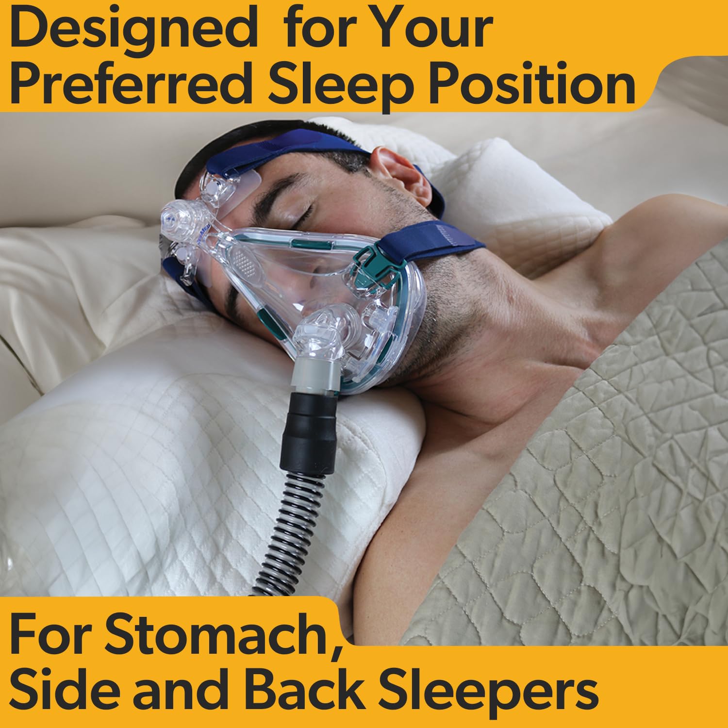 EnduriMed CPAP Pillow for Side Sleeping - HSA FSA Pillow Eligible for Better Sleep with CPAP Machine - CPAP Accessories - CPAP P