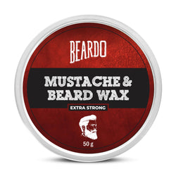 Beardo Beard And Mustache Wax, 50 Gm | Beard Wax For Beard & Mustache Styling | Long Lasting Extra Strong Hold Wax For Men | Bea