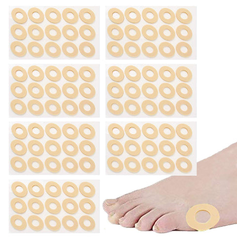 Reppkyh Callus Pads, 105 Pcs Foam Callus Cushions Corn Toe Pads, Toe Corn and Foot Protectors and Thick Corn Cushions Toe Pads a
