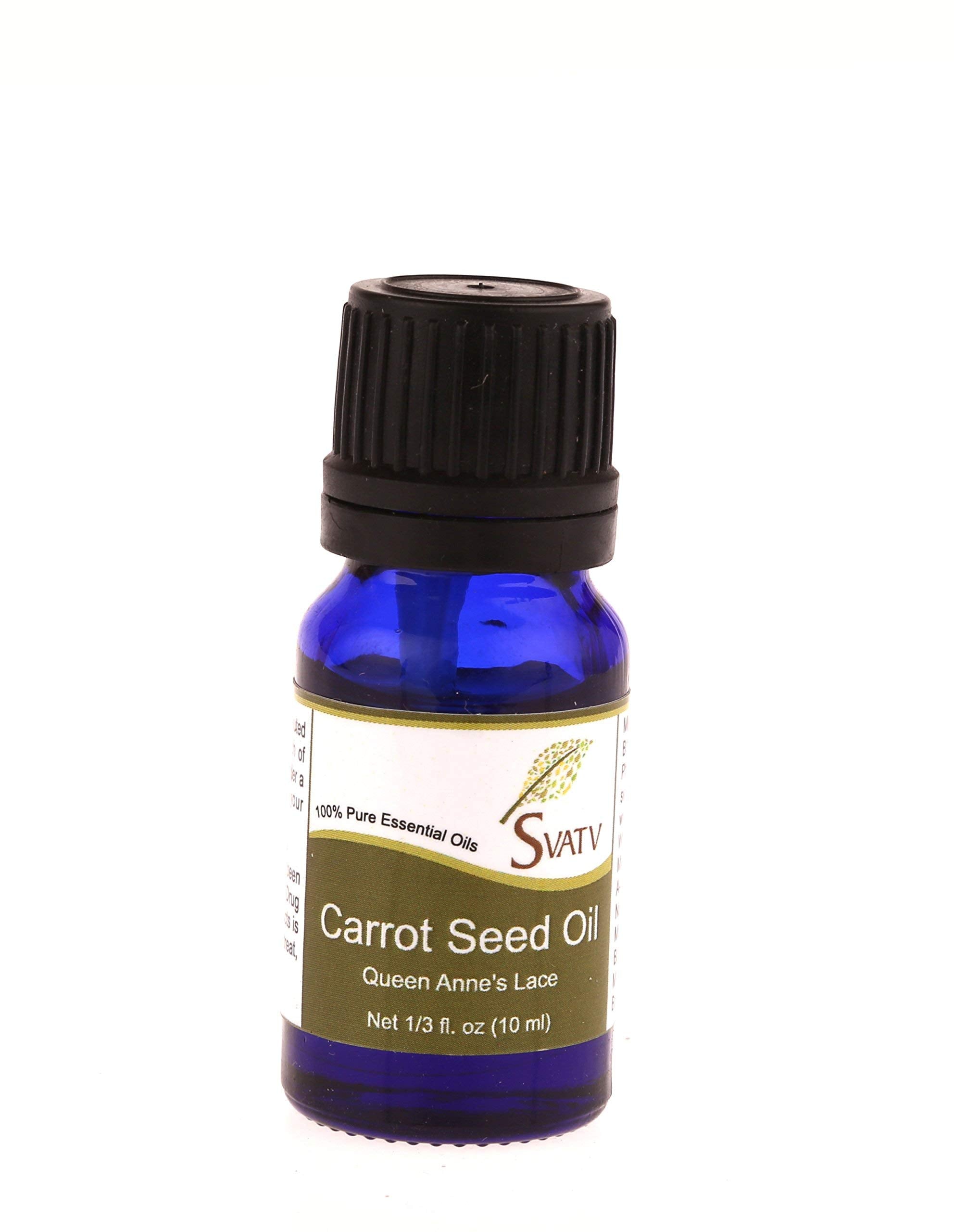 SVATV Carrot Seed Essential Oil Therapeutic Grade Aromatherapy Oils Fragrance Oil for Diffuser Yoga Massage & DIY Personal Care 