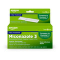 Amazon Basic Care Miconazole Nitrate Vaginal Cream (4 Percent), 3-day Yeast Infection Treatment for Women, 0.18 ounce - 3 count 