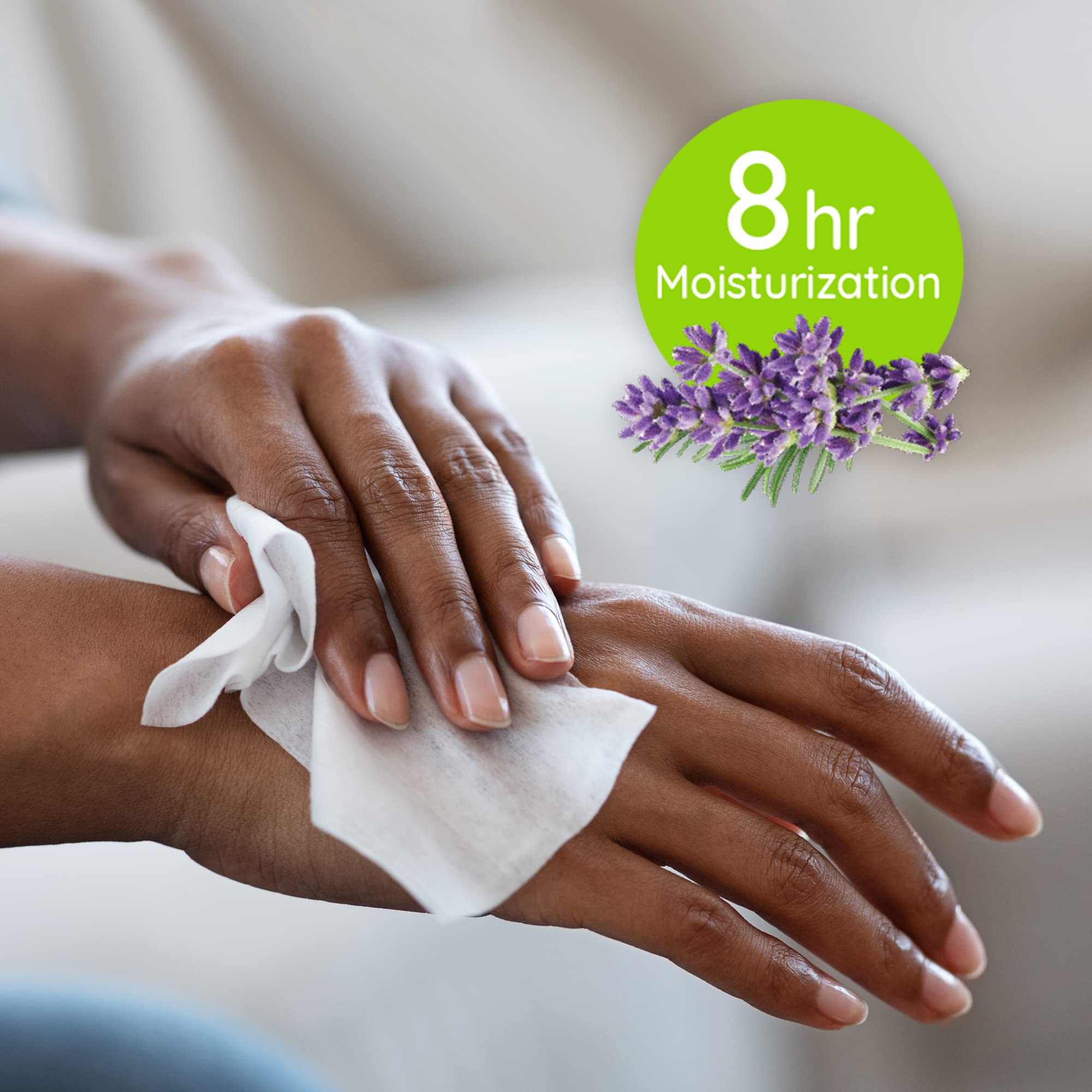 Wet Ones Antibacterial Hand Wipes, Lavender Wipes | Travel Wipes Case, Antibacterial Wipes, Moisturizing Wipes | 20 ct. Travel S