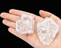 NUKAYAI 2Pcs Clear Quartz 1.8-2.2 Large Raw Crystals Natural Healing Stones Rough Rocks Clear Quartz Crystal for Polishing Wicca