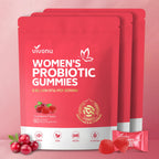 VivoNu Vaginal Probiotics for Women, Feminine Balance pH Gummies for Healthy Odor, Yeast Balance & Flora + Vitamin C for Immune 