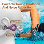 Ear Plugs for Sleeping Noise Cancelling Swimming Concerts Loud Music, Reusable Soft Silicone Ear Plugs for Kids and Adults 6 Tip