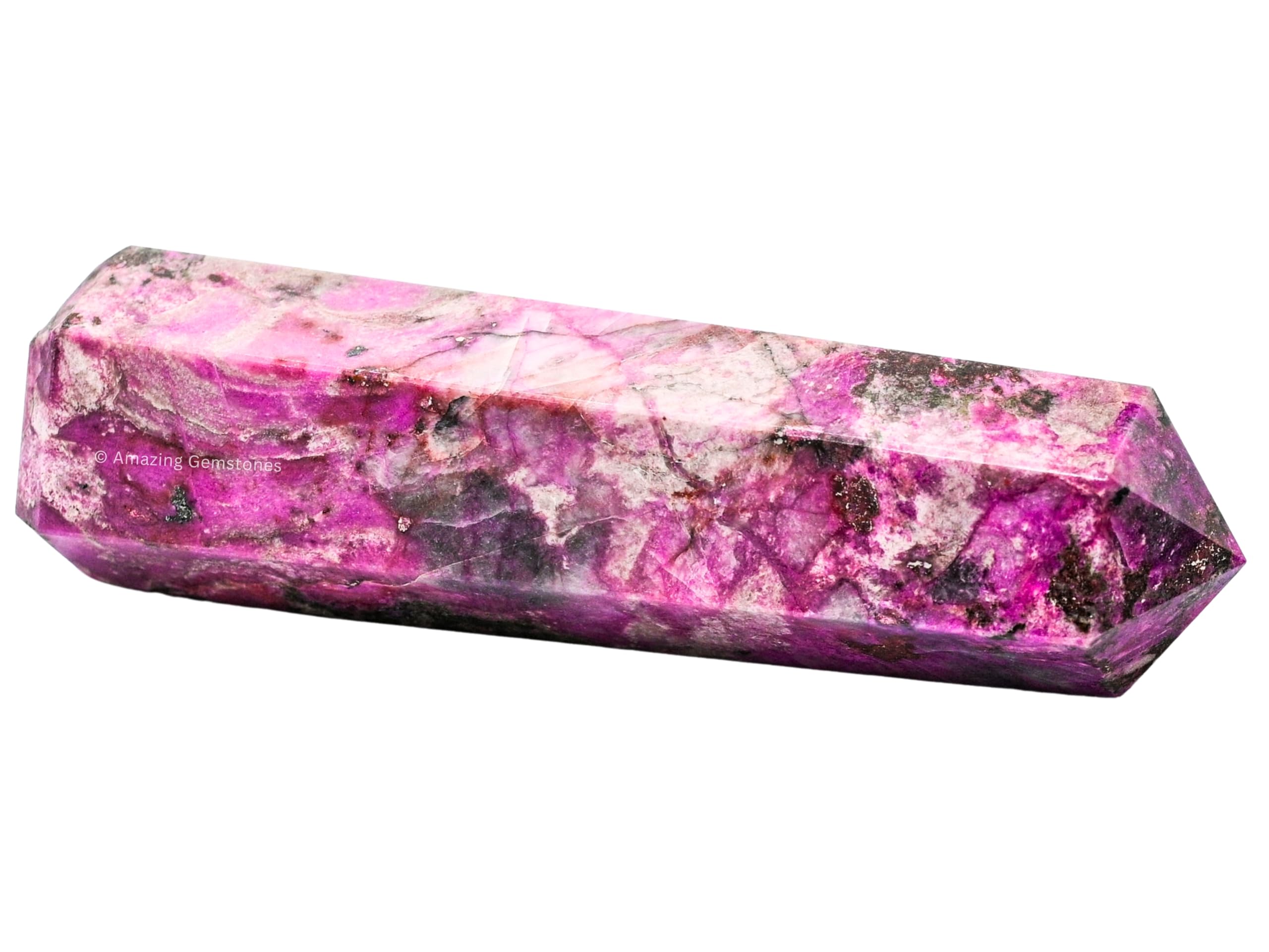 Large Cobalt Calcite Crystal Towers ~ Natural Healing Crystal Point Obelisk for Reiki Healing and Crystal Grid (5.5'' to 6'' INC
