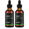 CLYOR Voice37 - Singers Voice Remedy - 2 Pack All Natural Herbal Vocal Booster Formula to Lubricate Soothe and Relieve Hoarsenes