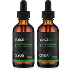 CLYOR Voice37 - Singers Voice Remedy - 2 Pack All Natural Herbal Vocal Booster Formula to Lubricate Soothe and Relieve Hoarsenes