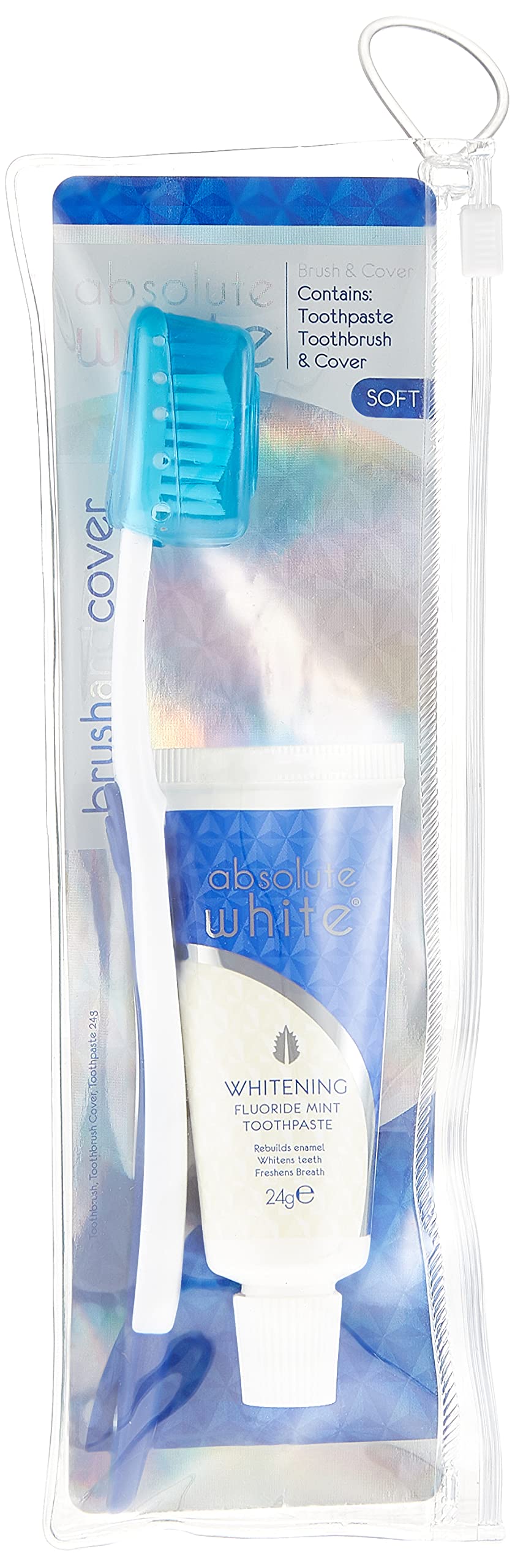 Dr. Fresh Travel Kit Crest/Colgate Toothpaste-Brush-Cover