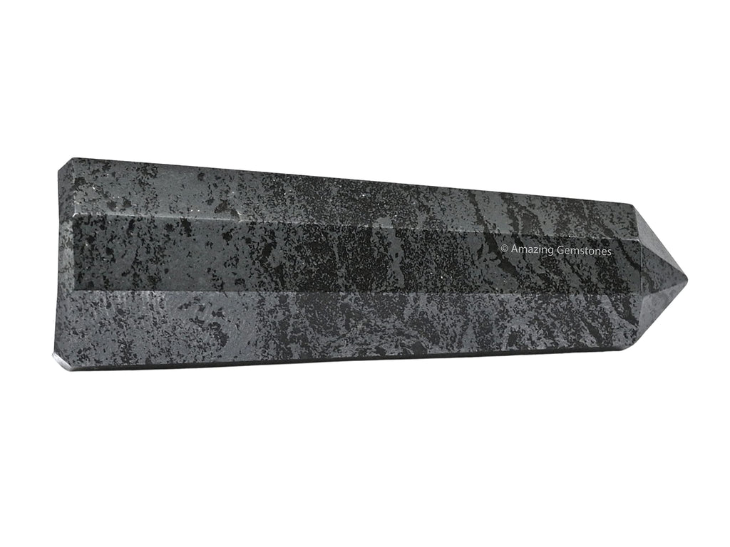 Amazing Gemstone Hematite Crystal Towers - Natural Healing Crystal Point Obelisk for Reiki Healing and Crystal Grid (2 Inch to 3