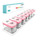 Extra Large Pill Organizer Weekly, Smart XL Pill Organizer 2 Times a Day, Pill Box 7 Day Twice a Day, Pill Cases Organizers 7 Da