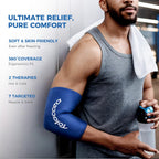 Elbow and Knee Ice Pack - Cold Ice Sleeve with Reusable Gel & Cold Therapy Compression for Knee, Shin Splints, Calf Strain, Flex