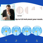 Nuanchu 18 Pieces Pill Cutter Portable Medicine Holder with Stainless Steel Blade Easy Cut for Cutting Pills Tablet in Half for