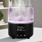 Morbou Essential Oil Diffuser with Jellyfish Spray & Sea Anemone Rotation, 280ml Ultrasonic Aromatherapy Machine,7-Color LED Nig