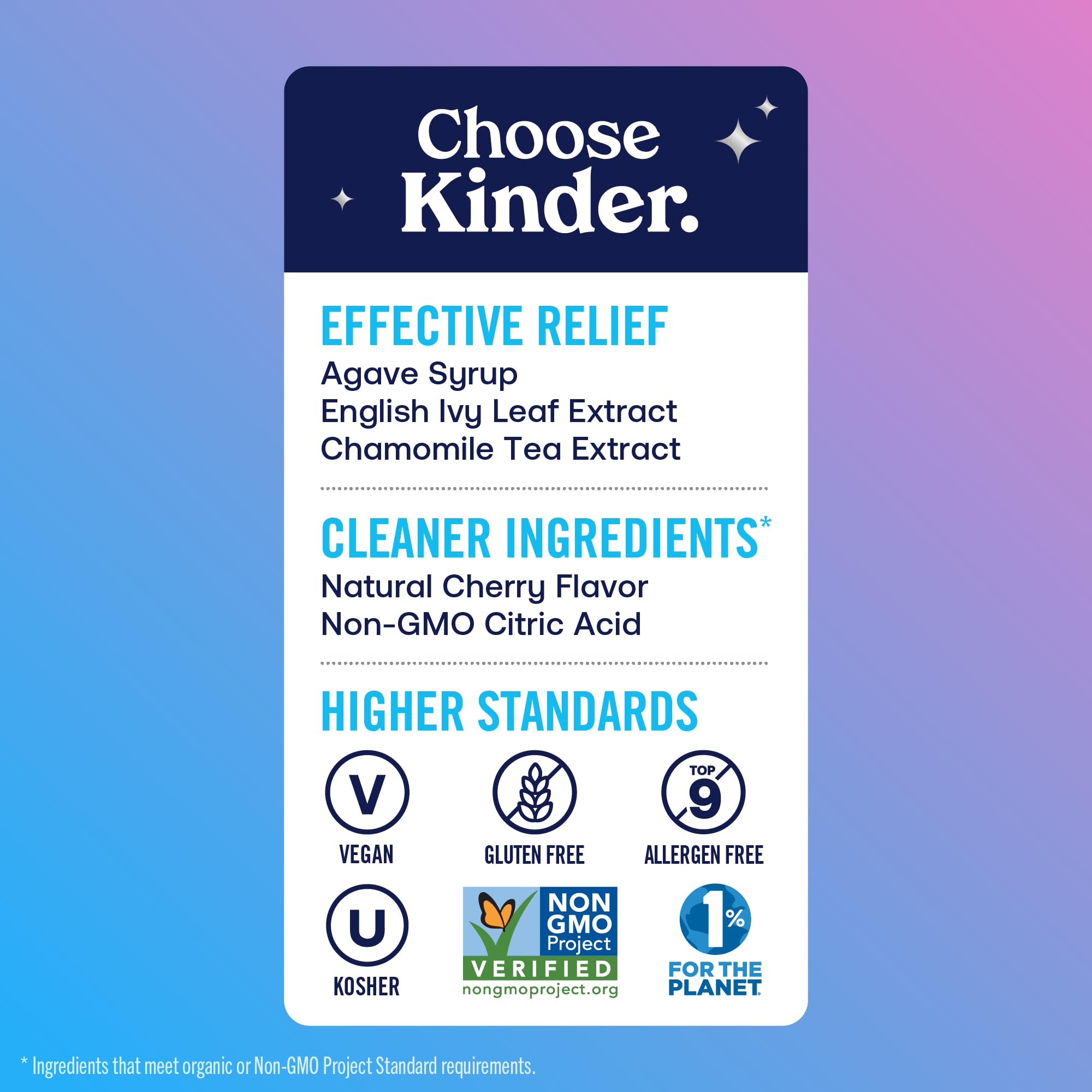KinderMed Infants Nighttime Cough, Organic Agave Syrup, English Ivy Leaf Extract, Chamomile Tea Extract, No Dyes, No Artificial