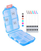M MUchengbao Travel Pill Organizer Pocket Pharmacy