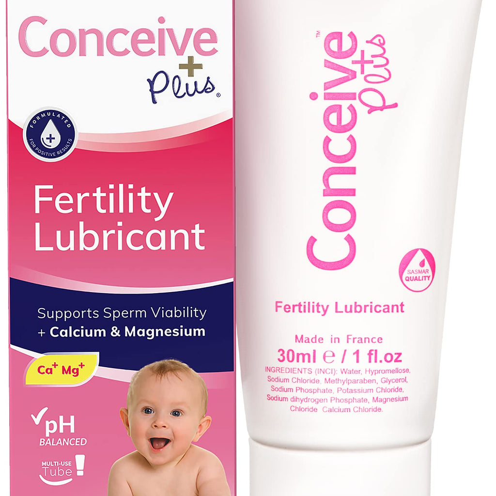 Conceive Plus Fertility Lubricant - Fertility Friendly Lube for Couples Trying to Conceive, 30ml / 1 fl oz