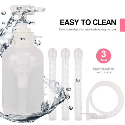 Douper Reusable Vaginal Cleansing System - Excellent Cleanser and Douche for Women, Keep Yourself Clean With 300ml Capacity